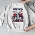 Don't Mess With A Boxer Kickboxer Fan Muay Thai Boxing Men Graphic Sweatshirt Don't Mess With A Boxer Kickboxer Fan Muay Thai Boxing Men Graphic Sweatshirt