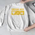 Drum Kit Band Drumming Drumsticks Musical Drums Men Graphic Sweatshirt