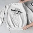 Drummer Drum Kit Rock & Roll Music Drummer Men Graphic Sweatshirt