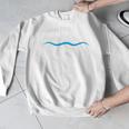 Freestyle Swimming Raglan Baseball Tee Men Graphic Sweatshirt