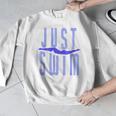 Just Swim Swimmer Swimming Men Graphic Sweatshirt