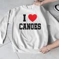 I Love Canoes Men Graphic Sweatshirt I Love Canoes Men Graphic Sweatshirt