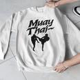 Muay Thai Boxing Martial Arts Fighter Men Graphic Sweatshirt
