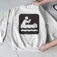 Outdoors Water Sports Canoe Canoeist Raglan Baseball Tee Men Graphic Sweatshirt