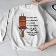 Steak BBQ Dad You'Re The Rarest Of Them All Fathers Day Men Graphic Sweatshirt