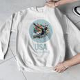 SWIMMING SPORT COMPETITIVE SWIM Raglan Baseball Tee Men Graphic Sweatshirt