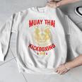 Tiger Muay Thai Kickboxing Gym MMA Training Men Graphic Sweatshirt Tiger Muay Thai Kickboxing Gym MMA Training Men Graphic Sweatshirt