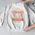 I Could Use A Good Paddling Canoe Canoeing Paddle Men Women Raglan Baseball Tee Men Graphic Sweatshirt
