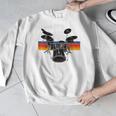 Vintage Drum Kit Drummer Rock Band Drums Men Graphic Sweatshirt