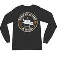 BBQ Dad Dinner Will Be Ready In 18 Hours Smoking Meat Unisex Long Sleeve T-Shirt, trending gift