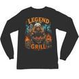 Bigfoot Legend Of The Grill BBQ Dad Father Day 2026 Unisex Long Sleeve T-Shirt, trending gift