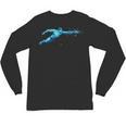 Blue Water Swimming In Freestyle Stroke Unisex Long Sleeve T-Shirt, trending gift Blue Water Swimming In Freestyle Stroke Unisex Long Sleeve T-Shirt, trending gift