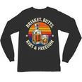 Brisket Butts Ribs And Freedom BBQ Dad Unisex Long Sleeve T-Shirt, trending gift