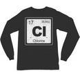 Chlorine Periodic Table Symbol Chemistry Swimming Dive Unisex Long Sleeve T-Shirt, trending gift Chlorine Periodic Table Symbol Chemistry Swimming Dive Unisex Long Sleeve T-Shirt, trending gift