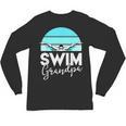 Grandpa Papa Swimming Meet Swimmer Swim Team Shirt Unisex Long Sleeve T-Shirt, trending gift
