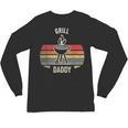 Grill Daddy BBQ Dad Retro Vintage Grilling Graphic Unisex Long Sleeve T-Shirt, trending gift