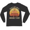This Is My Meat Smoking Tee BBQ Dad Barbeque Smoker Unisex Long Sleeve T-Shirt, trending gift