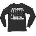 What Is Part Of Don't You Understand Swimming Swimmer Swimming Unisex Long Sleeve T-Shirt, trending gift