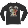 Real Men Smell Like Barbecue Grilling BBQ Dad Graphic Unisex Long Sleeve T-Shirt, trending gift