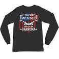 Swim Grandma Tshirt US American Flag Swimming Tee Unisex Long Sleeve T-Shirt, trending gift Swim Grandma Tshirt US American Flag Swimming Tee Unisex Long Sleeve T-Shirt, trending gift