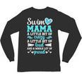 Swim Mama Proud Swimming Mom Of A Swimmer Mother Swim Mom Unisex Long Sleeve T-Shirt, trending gift