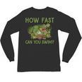 Swimmer Crocodile Swimming Humor How Fast You Can Swim Unisex Long Sleeve T-Shirt, trending gift Swimmer Crocodile Swimming Humor How Fast You Can Swim Unisex Long Sleeve T-Shirt, trending gift