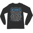 Swimmers Facts Swimming Swim Coach Men Women Graphic Small Unisex Long Sleeve T-Shirt, trending gift