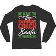 Swimming Coach Christmas Xmas Swimming Santa Unisex Long Sleeve T-Shirt, trending gift Swimming Coach Christmas Xmas Swimming Santa Unisex Long Sleeve T-Shirt, trending gift