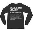 Swimming Coach Definition Swimming Instructor Unisex Long Sleeve T-Shirt, trending gift