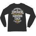Swimming Coach TShirt Idea Superhero Swimming Shirt Unisex Long Sleeve T-Shirt, trending gift Swimming Coach TShirt Idea Superhero Swimming Shirt Unisex Long Sleeve T-Shirt, trending gift