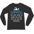 Swimming Coach Yells Breathing Swimmer Swim Team Unisex Long Sleeve T-Shirt, trending gift Swimming Coach Yells Breathing Swimmer Swim Team Unisex Long Sleeve T-Shirt, trending gift