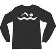 Swimming Icon Unisex Long Sleeve T-Shirt, trending gift