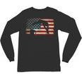 Swimming Swim Team Distressed American Flag USA Swimmer Unisex Long Sleeve T-Shirt, trending gift