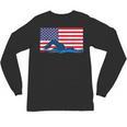 USA Flag Swimmer Swimming Sport Athlete Swim Swimming Unisex Long Sleeve T-Shirt, trending gift USA Flag Swimmer Swimming Sport Athlete Swim Swimming Unisex Long Sleeve T-Shirt, trending gift