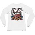 4th July BBQ Dad American Flag Brisket Smoke Unisex Long Sleeve T-Shirt, trending gift