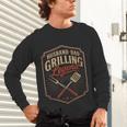 BBQ Dad Husband Dad Grilling Legend Unisex Long Sleeve T-Shirt