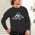 Breaststroke Swimming Stylized Design For Swimmers Unisex Long Sleeve T-Shirt