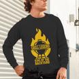 Grill Legend King Of The Backyard BBQ Dad Humor Chef Unisex Long Sleeve T-Shirt