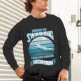 Here's To Swimming With Bow Legged Women Vintage Style Unisex Long Sleeve T-Shirt