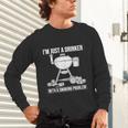 I'm Just A Drinker With A Smoking Problem BBQ Dads Grilling Unisex Long Sleeve T-Shirt I'm Just A Drinker With A Smoking Problem BBQ Dads Grilling Unisex Long Sleeve T-Shirt