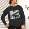Swim Dad Art For Dad Father Men Swim Team Dad Swimming Coach Unisex Long Sleeve T-Shirt Swim Dad Art For Dad Father Men Swim Team Dad Swimming Coach Unisex Long Sleeve T-Shirt