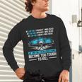 Swimmer At Lap 66 I Realized I Had Become To Tough Swimming Unisex Long Sleeve T-Shirt