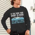 Swimming Art For Men Women Swimmer Swim Coach Training Unisex Long Sleeve T-Shirt