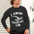 Swimming Competitive Freestyle Swim For Swimmer Unisex Long Sleeve T-Shirt Swimming Competitive Freestyle Swim For Swimmer Unisex Long Sleeve T-Shirt