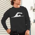 Swimming Float Unisex Long Sleeve T-Shirt Swimming Float Unisex Long Sleeve T-Shirt