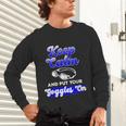 Swimming Goggles Saying Swim Team Gear Unisex Long Sleeve T-Shirt