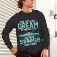 Swimming Parent Swimmer Mom Dad My Favorite Swim Meet Unisex Long Sleeve T-Shirt