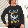 Synchronized Swimming Dad Favorite Synchro Swimmer Artistic Unisex Long Sleeve T-Shirt