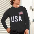 USA Flag Swim Swimming Sport Practice Equipment Men Women Unisex Long Sleeve T-Shirt USA Flag Swim Swimming Sport Practice Equipment Men Women Unisex Long Sleeve T-Shirt