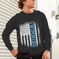 USA Flag Swimming Swim American Swimmer Unisex Long Sleeve T-Shirt USA Flag Swimming Swim American Swimmer Unisex Long Sleeve T-Shirt